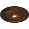 Ekena Millwork Diane Ceiling Medallion (Fits Canopies up to 6 1/4"), Hand-Painted Rust, 24"OD x 3 5/8"ID x 1 1/4"P CM24DIRUS - alternate 3